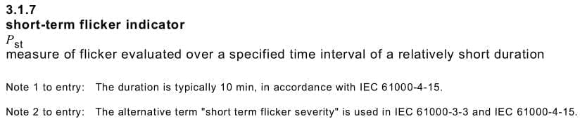 Pst短期闪烁指数 - IEC TR 61547-1:2020标准频闪测试,翊明科技LFM-5000频闪测试仪,ErP频闪测试解决方案 Pst短期闪烁指数short-term flicker indicator说明,展示低频0.05-80Hz范围内相对较短的指定时间间隔内评估闪烁的指标,IEC TR 61547-1:2020标准频闪测试,PstLM测量,频闪测试仪,翊明科技LFM-5000频闪测试系统,ErP频闪测试