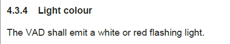 EN 54-23声光报警器VAD光颜色要求